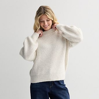 Petite Sonoma Goods For Life® Cozy Heritage Crewneck Sweater