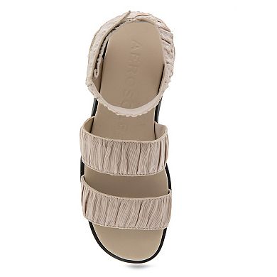 Aerosoles Fiona Women's Elastic Flatform Sandals