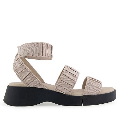 Aerosoles Fiona Women's Elastic Flatform Sandals