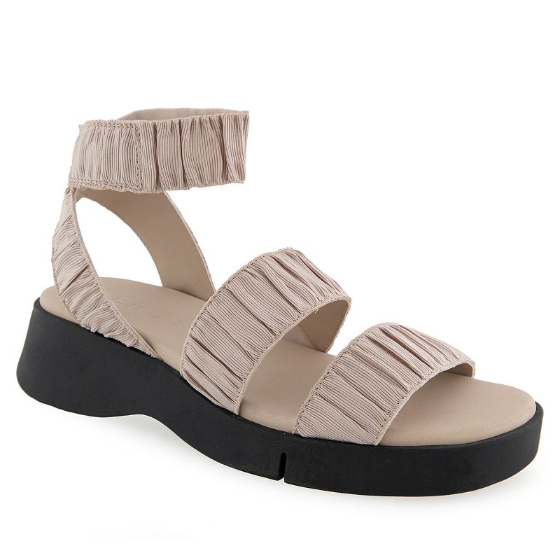 Aerosoles Fiona Women's Elastic Flatform Sandals,