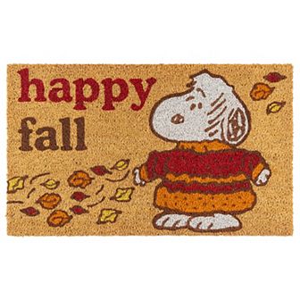 Peanuts Snoopy Happy Fall 18 inch x 30 inch Doormat