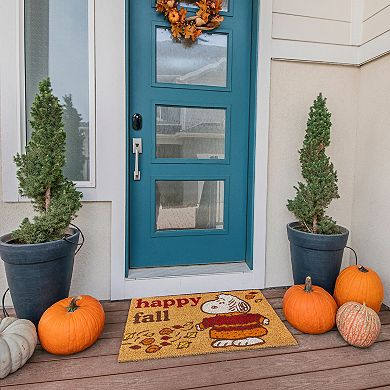 Peanuts Snoopy Happy Fall 18 inch x 30 inch Doormat