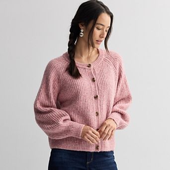 Petite Sonoma Goods For Life® Cozy Heritage Cardigan Sweater