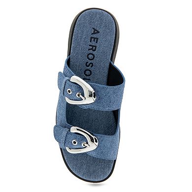 Aerosoles Faith Women's Block Heeled Slide Sandals