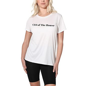 Juniors' Suburban Riot CEO Of The House Loose Graphic Tee