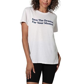 Juniors' Suburban Riot Drama For Your Mama Loose Graphic Tee