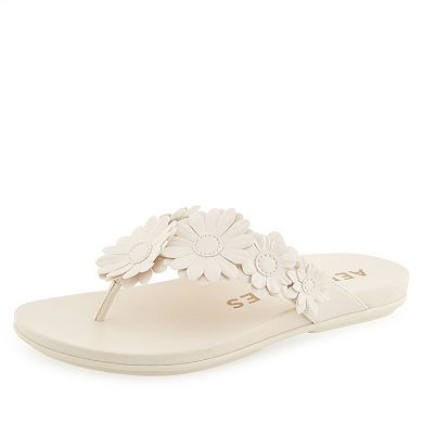 Aerosoles 3D Floral Overlay Women's Sandals