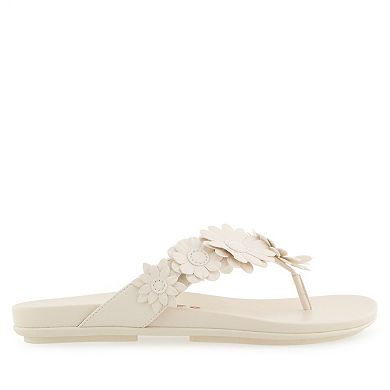 Aerosoles 3D Floral Overlay Women's Sandals