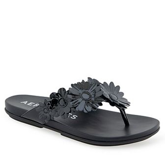Aerosoles 3D Floral Overlay Women's Sandals
