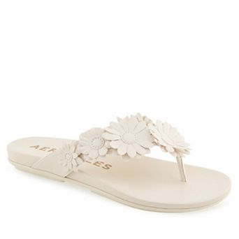 Aerosoles 3D Floral Overlay Women's Sandals