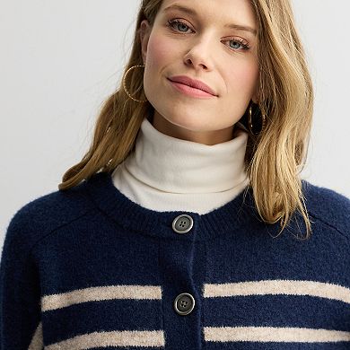 Women's Sonoma Goods For Life® Boxy Button Front Cardigan