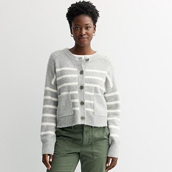 Women's Sonoma Goods For Life® Boxy Button Front Cardigan