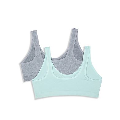 Girls 6-16 Hanes® 2-Pack Seamless Cozy Pullover Bras