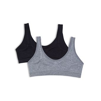 Girls 6-16 Hanes® 2-Pack Seamless Cozy Pullover Bras