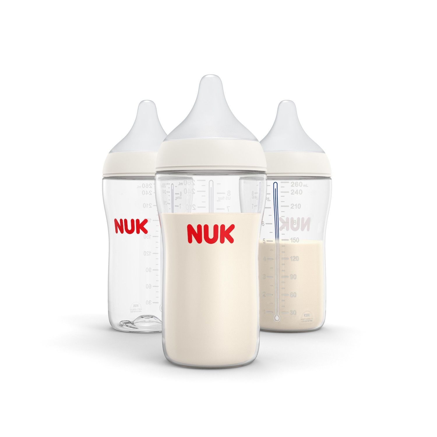 NUK 8-oz. Perfect Match Medium Flow 2-in-1 Natural Anti-Colic