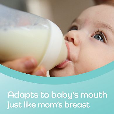 NUK 8-oz. Perfect Match Medium Flow 2-in-1 Natural Anti-Colic Bottle 3-pk.