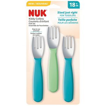 NUK Kiddy Cutlery Forks 3 pk