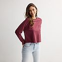 Long Sleeve Crop Tops
