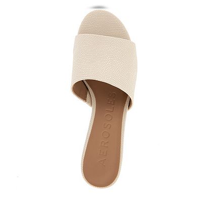 Aerosoles COMO Women's Block Heel Slide Sandals