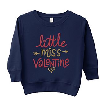 Little Miss Valentine Toddler Graphic Sweatshirt