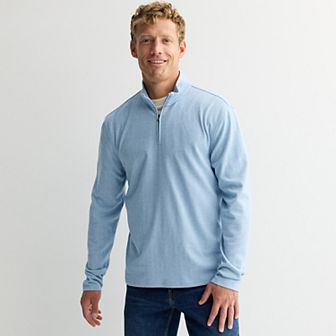 Men's Sonoma Goods For Life® The Essential Pique Quarter Zip Pullover