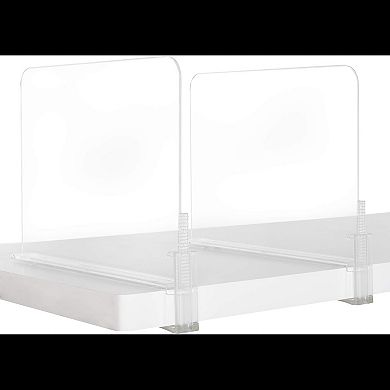 4 Shelf Acrylic Closet Shelf Divider and Separator