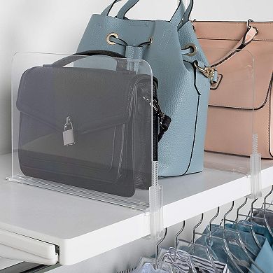 6 Shelf Acrylic Closet Shelf Divider and Separator