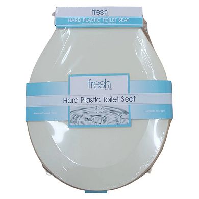 Hard Plastic Toilet Seat With Beveled Edges