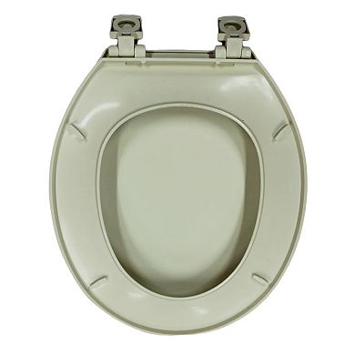 Hard Plastic Toilet Seat With Beveled Edges