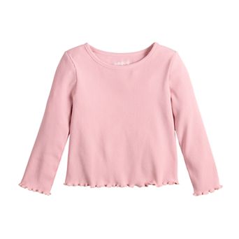 Girls 4-12 Jumping Beans® Long Sleeve Rib Tee