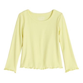 Girls 4-12 Jumping Beans® Long Sleeve Rib Tee