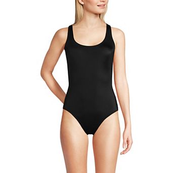 Women's Lands' End DD-Cup Tugless X-Back One Piece Swimsuit