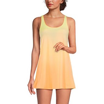 Petite Lands' End Scoop Neck Mini Swim Dress Swimsuit