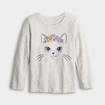 Girls 4-12 Jumping Beans® Core Long Sleeve Graphic Tee