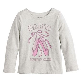 Girls 4-12 Jumping Beans® Core Long Sleeve Graphic Tee