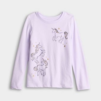 Girls 4-12 Jumping Beans® Core Long Sleeve Graphic Tee