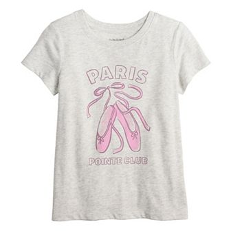 Girls 4-12 Jumping Beans® Paris Ponte Club Graphic Tee