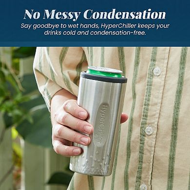 HyperChiller Slim Can Stainless Steel Chilled Beverage Holder