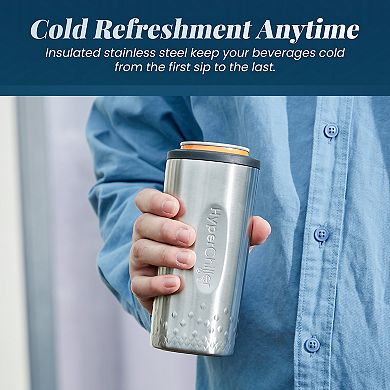 HyperChiller Slim Can Stainless Steel Chilled Beverage Holder
