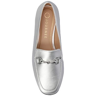 Journee Lacie Women's Slip On Square Toe Loafers