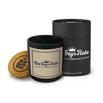 Old Guys Rule Script Logo - 14-oz Candle Jar - Cardamom & Vetiver