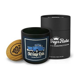Old Guys Rule It Took Decades - 14-oz Candle Jar - Leather