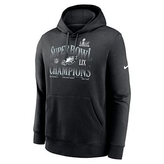 Men's Nike Philadelphia Eagles Super Bowl LIX Champions 90s Retro Hoodie