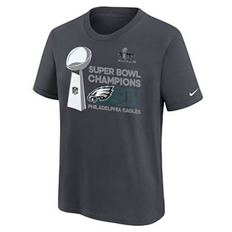 Youth Nike Philadelphia Eagles Super Bowl LIX Champions Locker Room Trophy Collection Tee