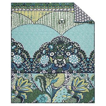 Levtex Home Jules Blue Quilted Throw