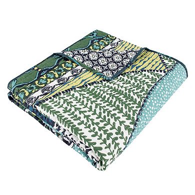 Levtex Home Jules Blue Quilted Throw