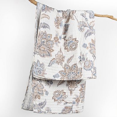 Levtex Home Selesta Blue Quilted Throw