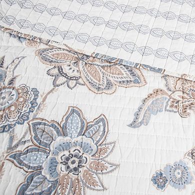 Levtex Home Selesta Blue Quilted Throw