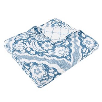 Levtex Home Becker Blue Quilted Throw