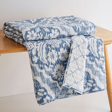 Levtex Home Becker Blue Quilted Throw
